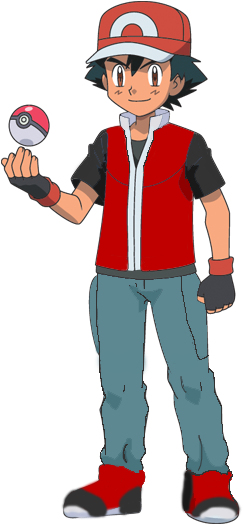 In Red S Clothes By Wildcat On - Pokemon - Series X & Y, Season 17 (250x550), Png Download