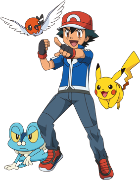Pokemon Ash Pokemon Ash Ketchum 2 - Pokemon Annual 2016 [book] (326x379), Png Download