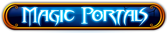 Game Logo Magic Portals - Neon Sign (544x234), Png Download