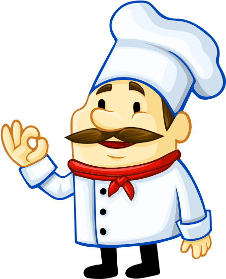 Chef Vector Png Image - Chef Cook Clip Art (500x625), Png Download