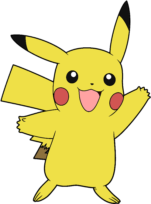 Covered Clipart Pokemon Yellow - Cartoon Images Of Pokemon (500x687), Png Download