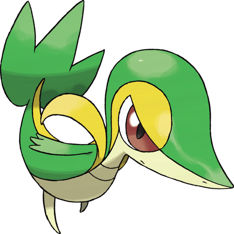 Snivy Pokemon - Pokémon De Type Plante (768x768), Png Download