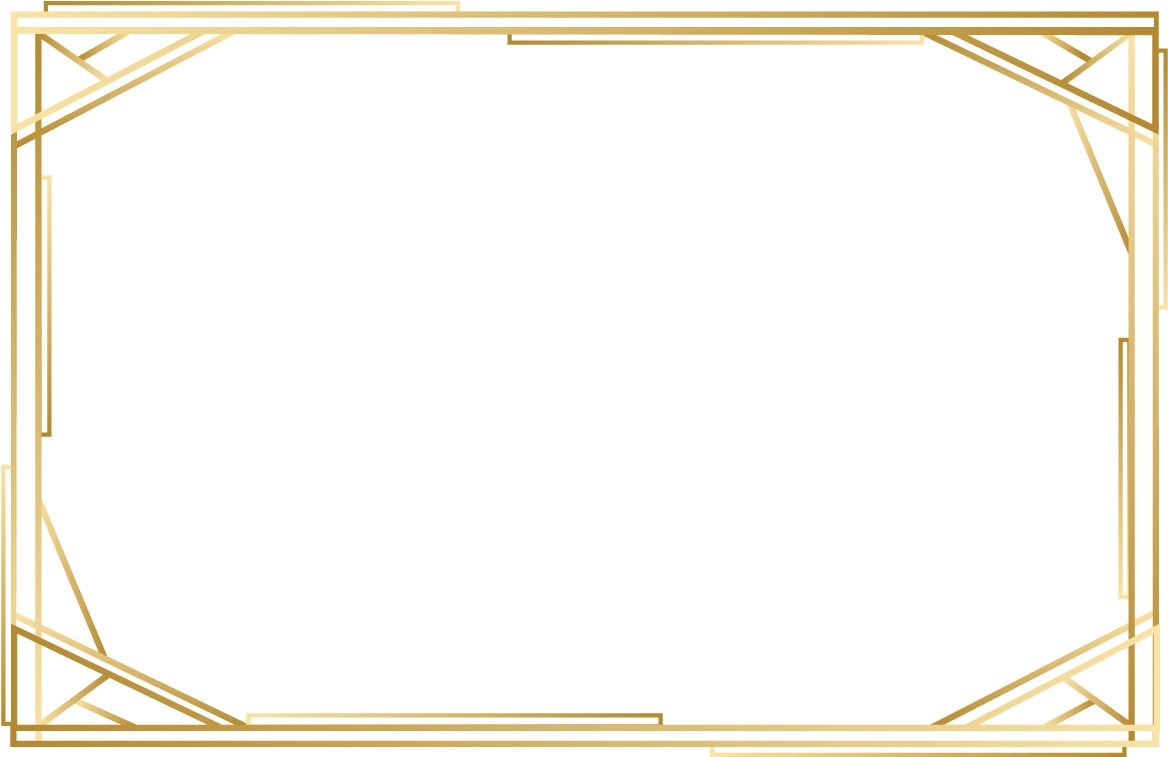 Vector Rectangle Frames - Gold Square Frame Png (1200x800), Png Download