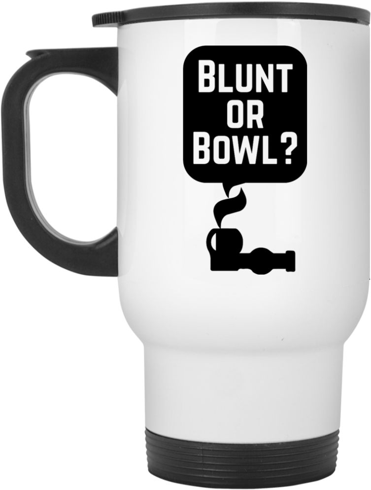 Blunt Or Bowl Travel Mug - Mug (1024x1024), Png Download