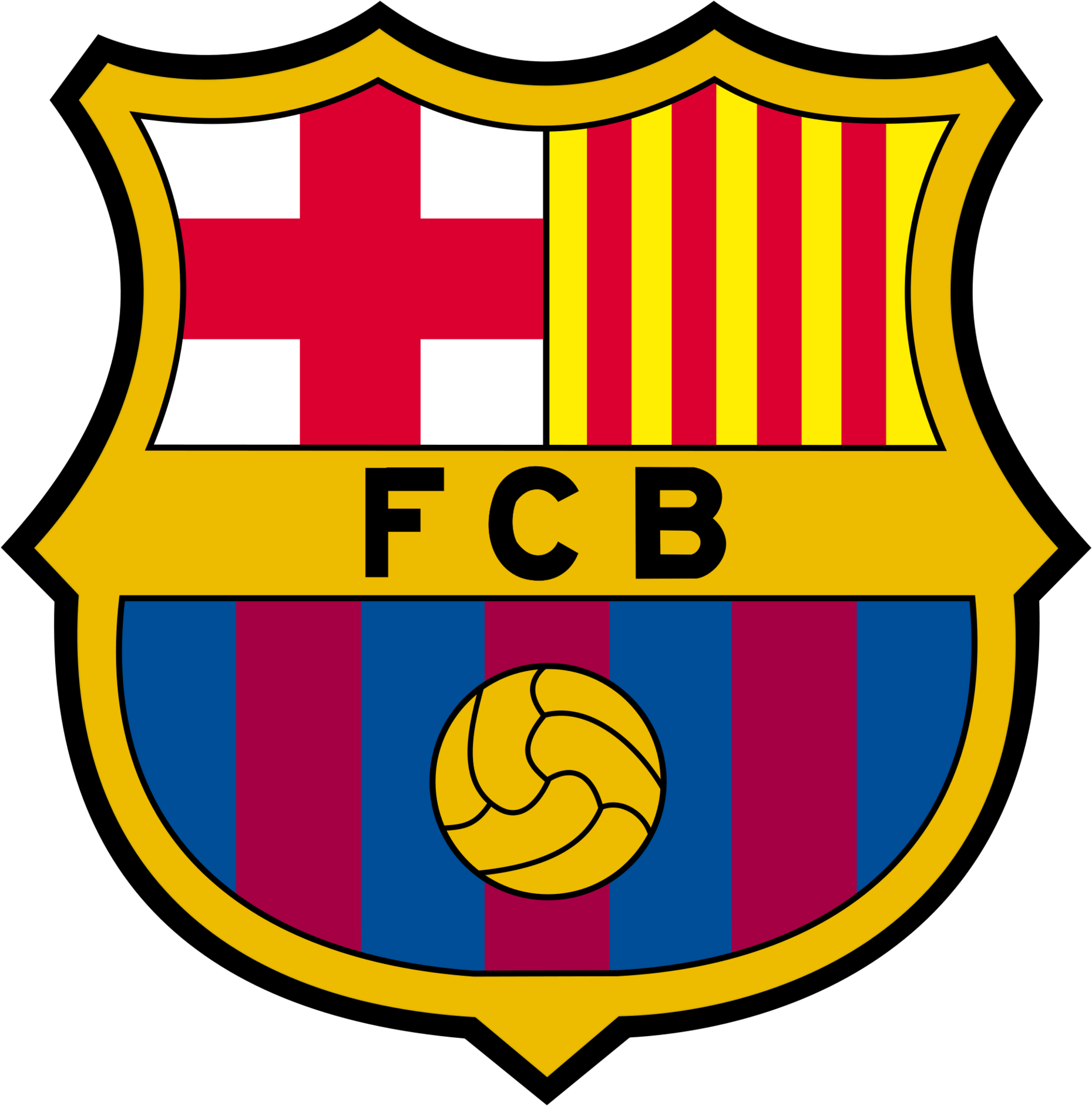 Fc Barcelona Png Logo - Barcelona Logo Png (1000x1014), Png Download
