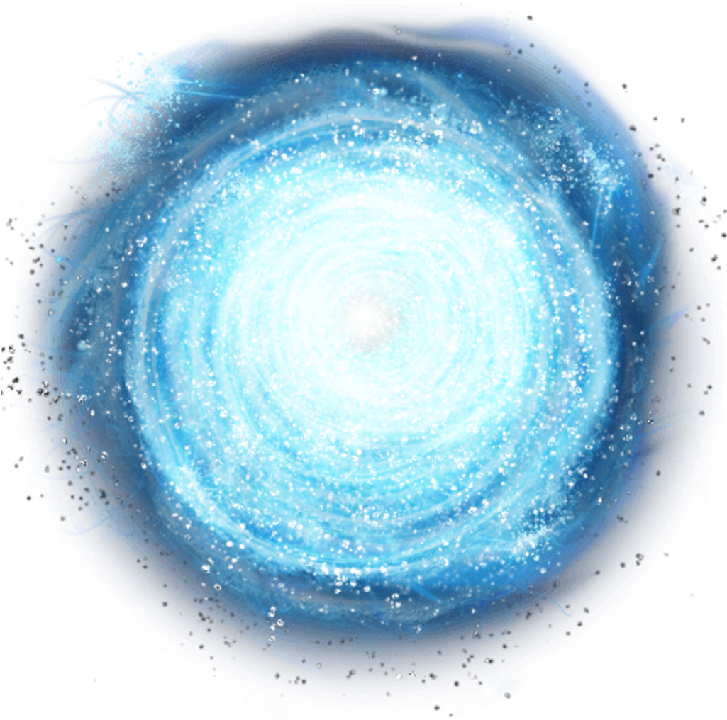 Ftestickers Space Galaxy Circle Portal Blackhole Spira (1024x1024), Png Download