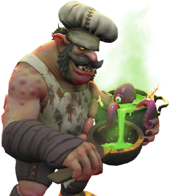 Cook Guardian Image - Orcs Must Die Unchained Chef Guardian (400x405), Png Download