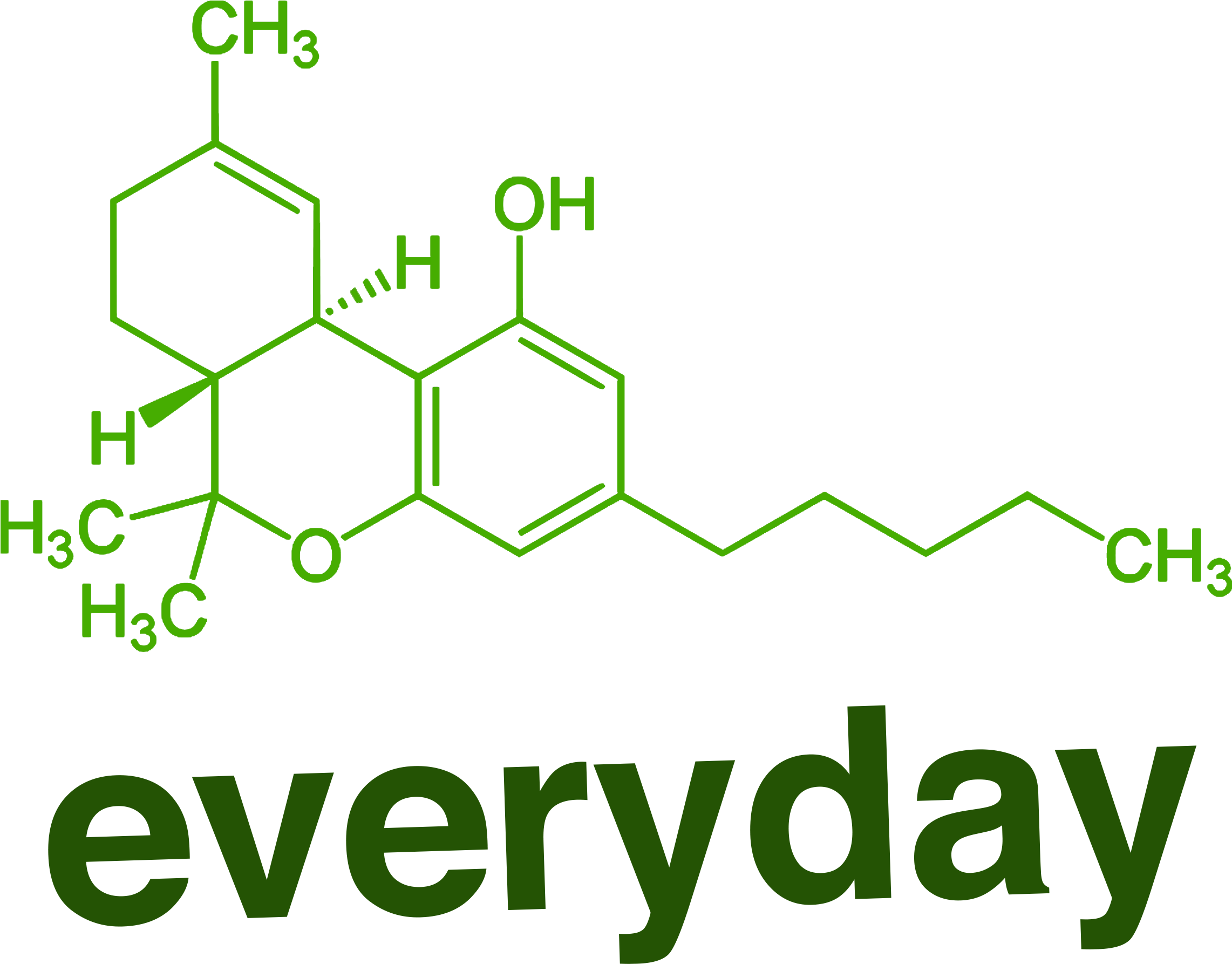 Thc Molecule - Marijuana Molecule (2400x3200), Png Download