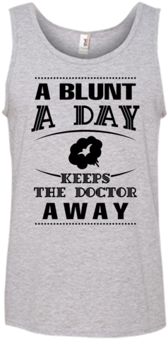 A Blunt A Day Tank - Men's Tank Tops Death Metal (480x480), Png Download