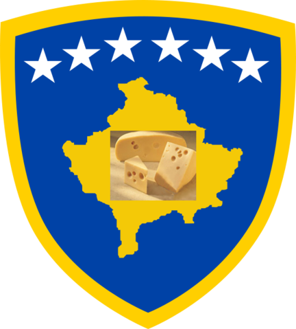 Escudo De Kosovo - Kosovo (432x479), Png Download