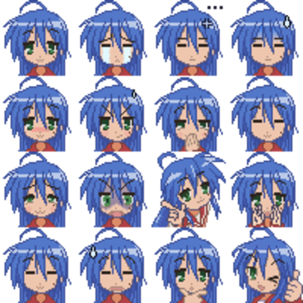 Anime Lucky Star Konata (600x600), Png Download