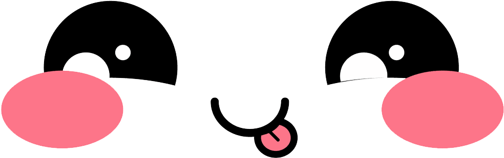 Cut The Rope Source - Kawaii Cartoon Face (1000x546), Png Download