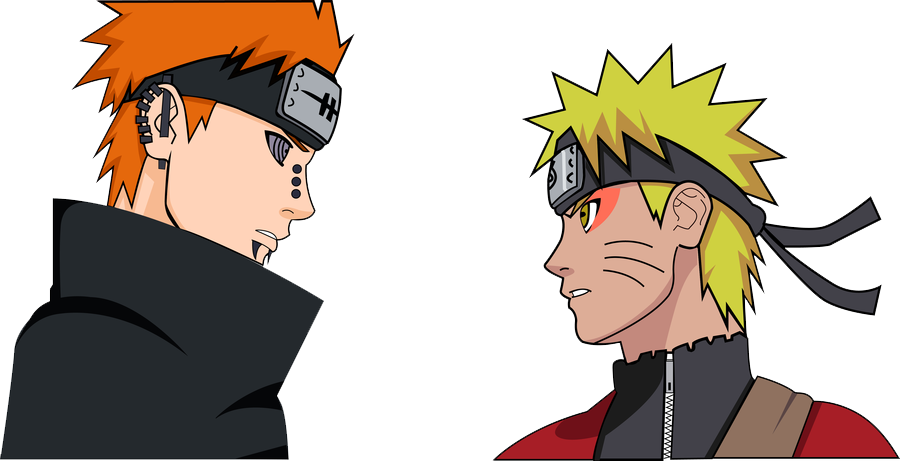 Naruto Pain Png Photo - Pain Naruto Side View (900x461), Png Download