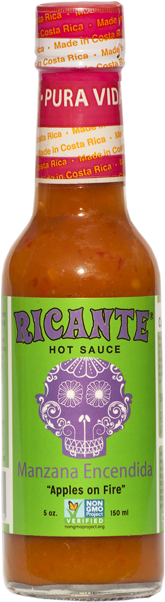 Case Of - Ricante Hot Sauce, Manzana Encendida, Apples On Fire (500x1300), Png Download