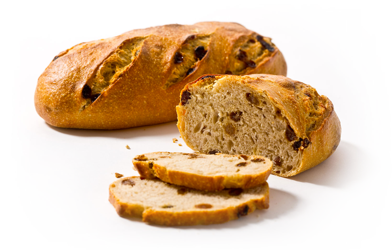Our Baked Breads - Pain Au Raisin Transparent (800x510), Png Download