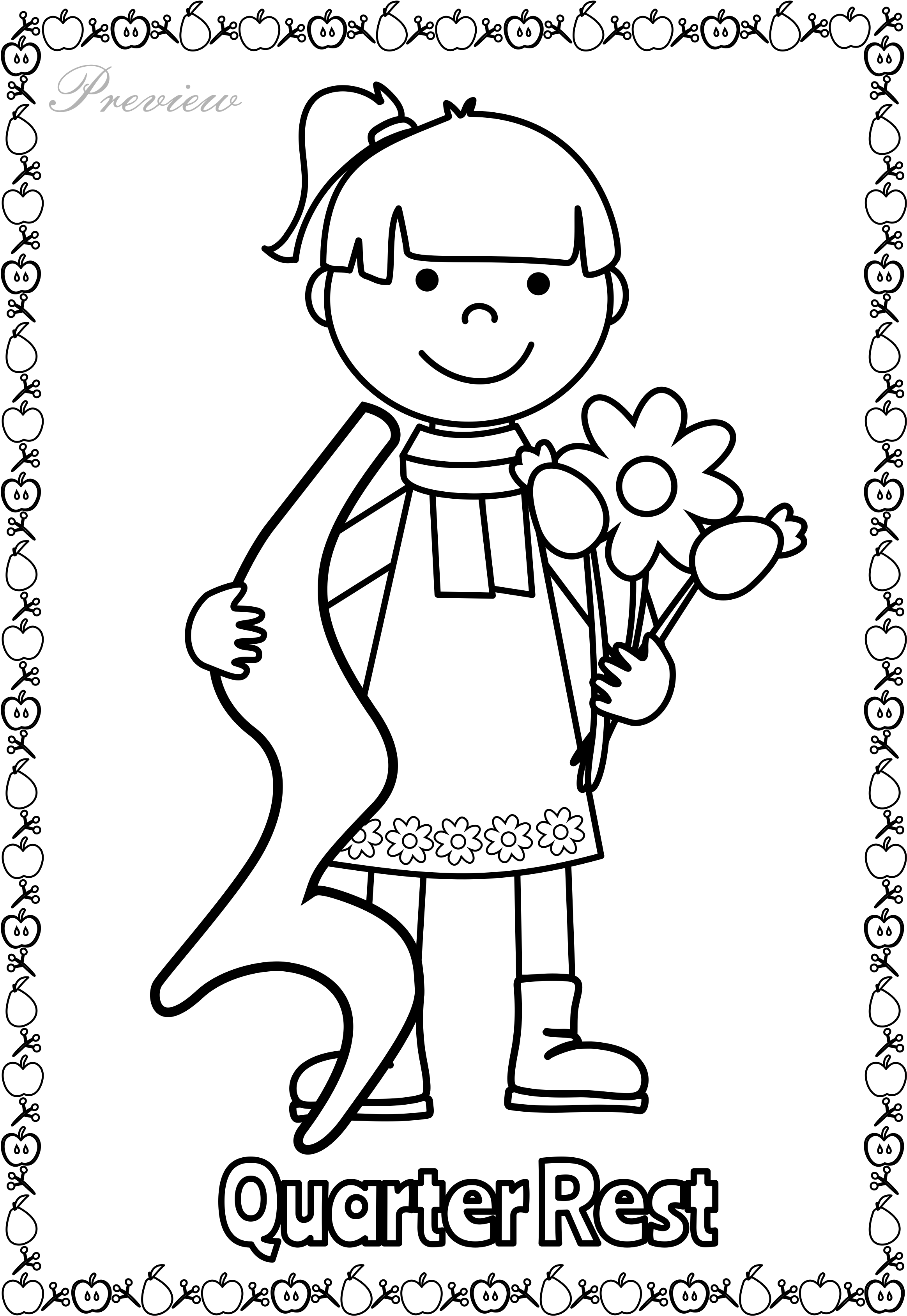 Let Your Kids Decorate Your Classroom With These Music - Fall Music Class Coloring (2364x3378), Png Download