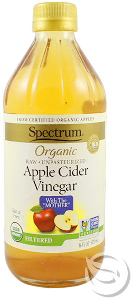 Spectrum, Vinagre De Sidra De Manzana Orgánica Filtrado, - Spectrum Naturals Organic Apple Cider Vinegar, Filtered (600x700), Png Download