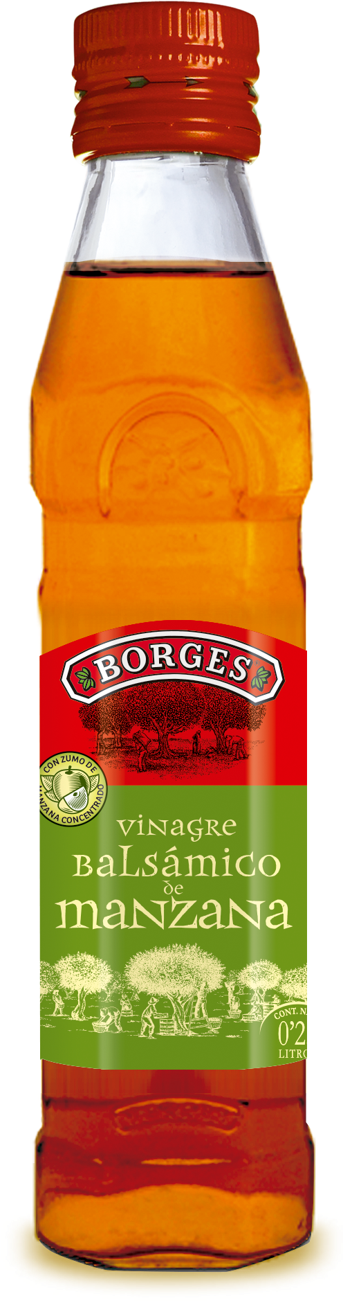 Productos Borges Vinagre Balsámico De Manzana Apple - Borges Olive Oil (771x1900), Png Download