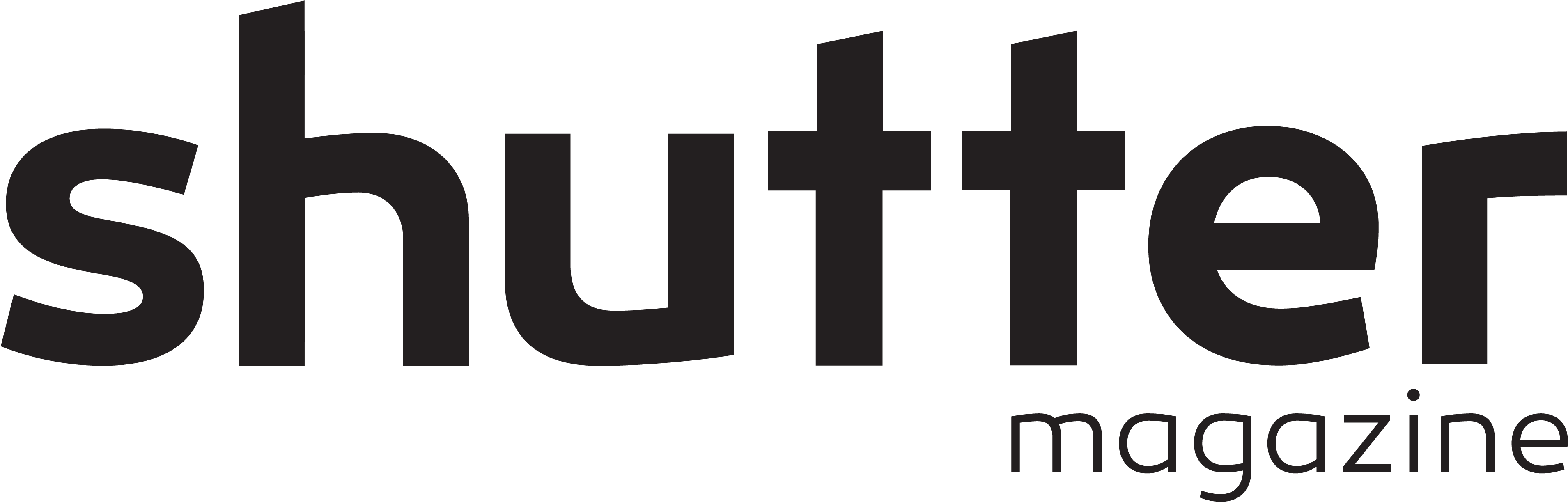 By Photographers, For Photographers - Shutter Magazine Logo (4225x1554), Png Download