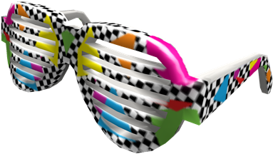 80s Checkerboard Shutter Shades - Shutter Shades (420x420), Png Download