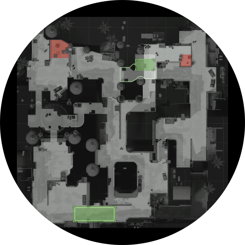 Dust 2 Positions (800x800), Png Download