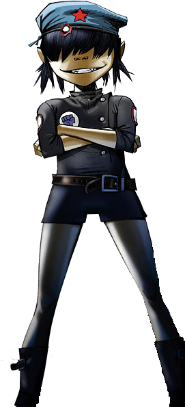 Cyborg Noodle - Gorillaz Stylo (290x598), Png Download