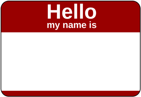 Name Tag Png - Avery Name Badge Labels - 25 Labels (500x353), Png Download