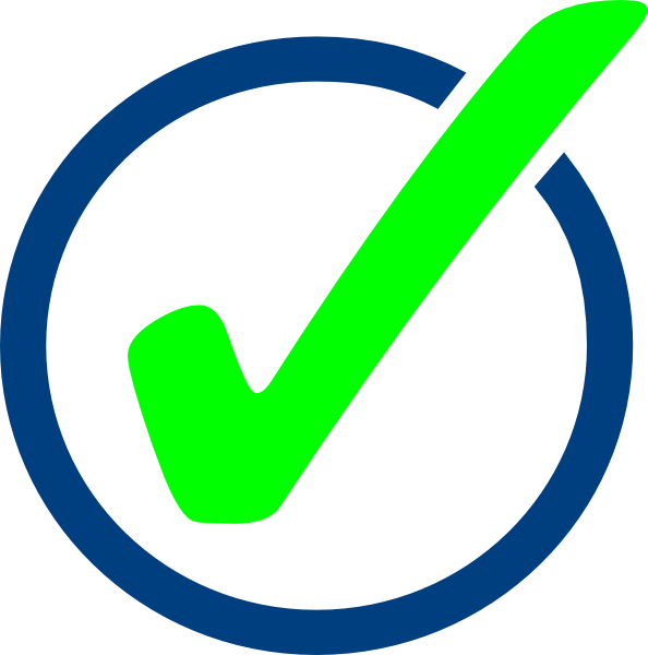 Checkbook Clipart Check Mark Hi - Mark Clipart (594x600), Png Download