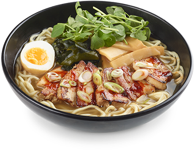 Shirodashi Pork Ramen - Asian Pancakes And Cherry Hoisin Wagamama (560x560), Png Download