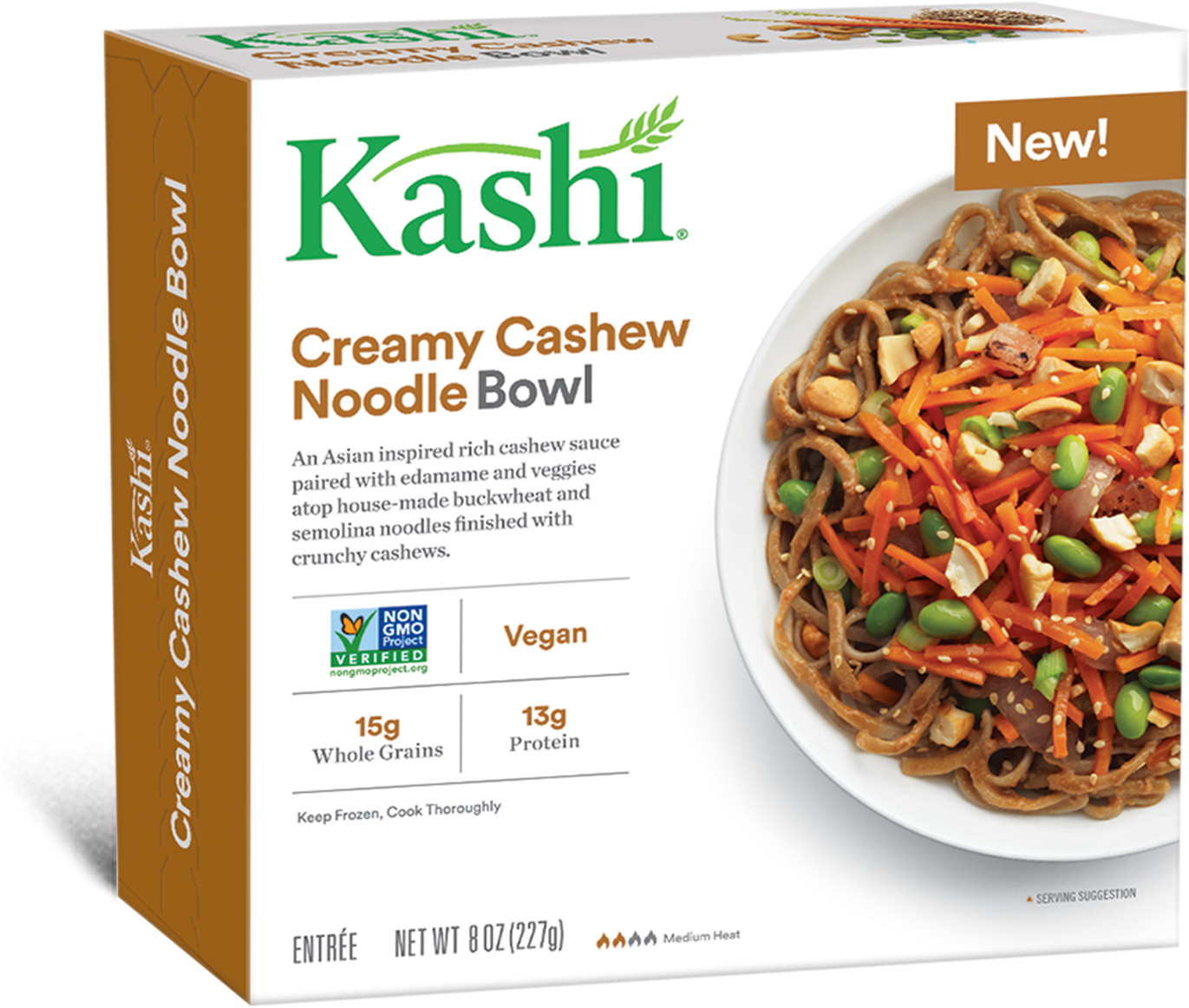 Kashi Cashew Noodle Bowl (1500x1390), Png Download