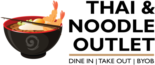 Thai & Noodle Outlet Authentic Thai Noodle Dishes In - Hairstyle (557x250), Png Download