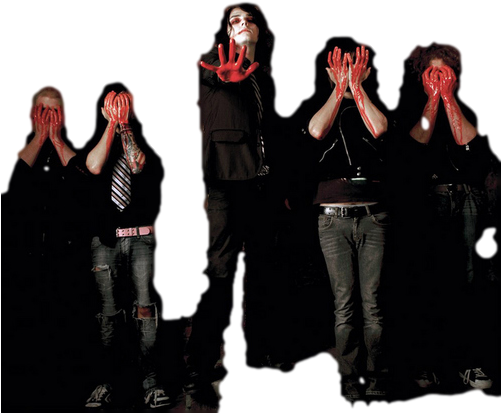 My Chemical Romance Clipped Rev 1 - Social Group (500x439), Png Download