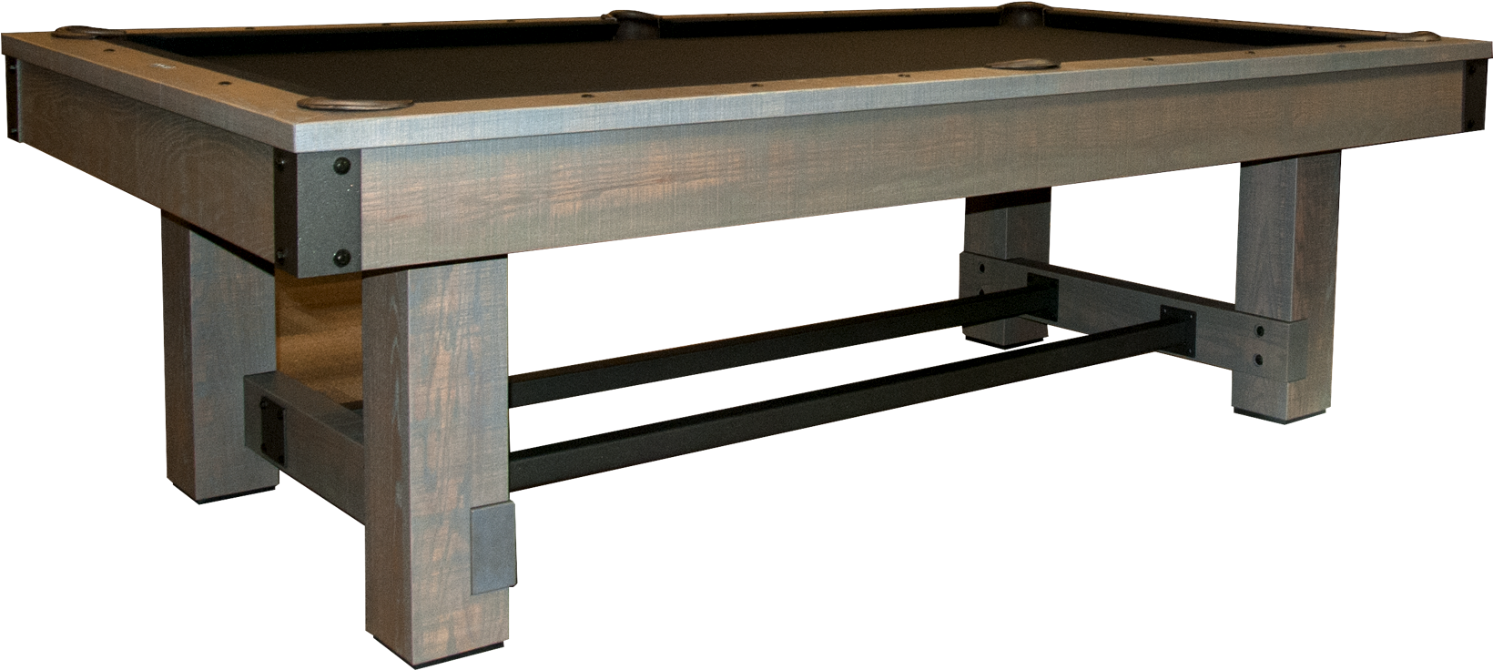 Youngstown Pool Table - Olhausen Pool Table Rustic (1800x850), Png Download
