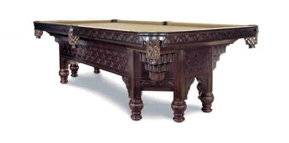 Since 1923, Blatt Billiards Has Collected, Rebuilt, - Ornate Billiards Table (586x365), Png Download