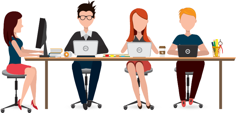 Images - Digital Marketing Team Work (767x368), Png Download
