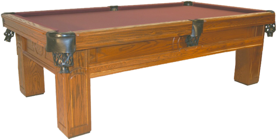 Golden West Billiards - Billiard Table (600x281), Png Download