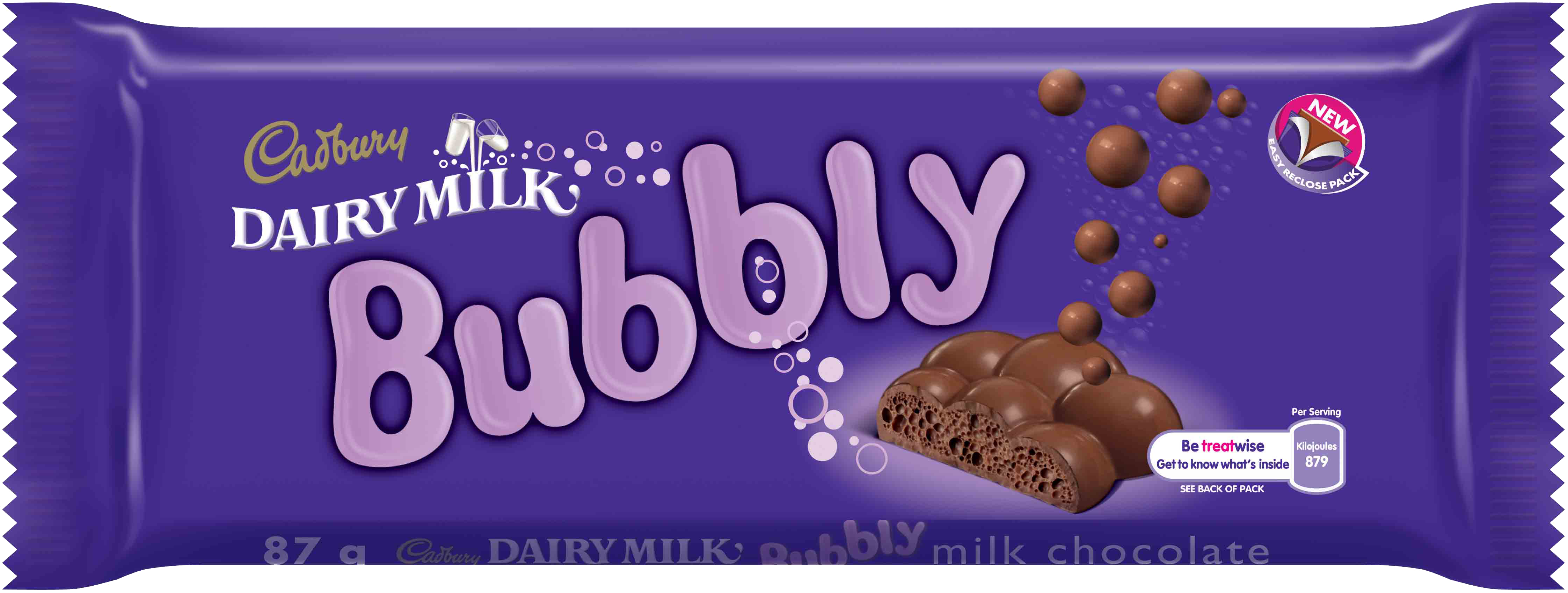 Cadbury Dairy Milk Cookie Crunch And Bubbly - Cadbury Dairy Milk Bubblychocolate 87gm (4812x1956), Png Download