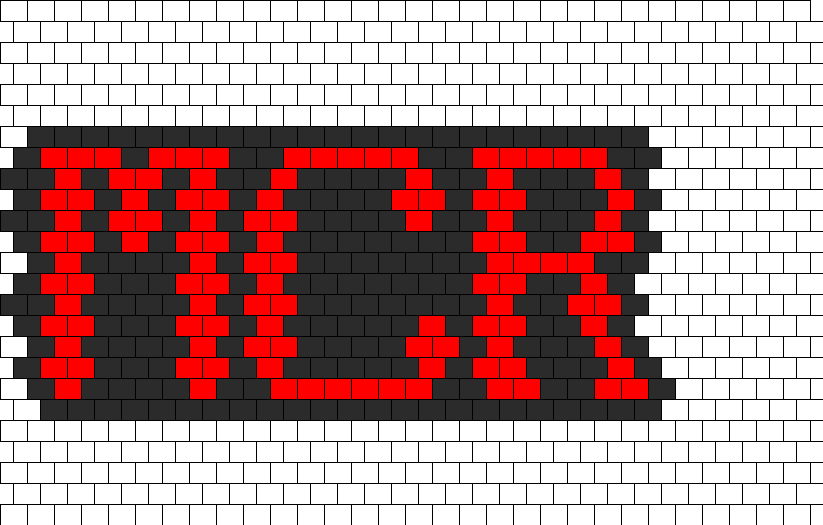 My Chemical Romance Peyote Stitch Bead Pattern - Peyote Stitch (823x525), Png Download