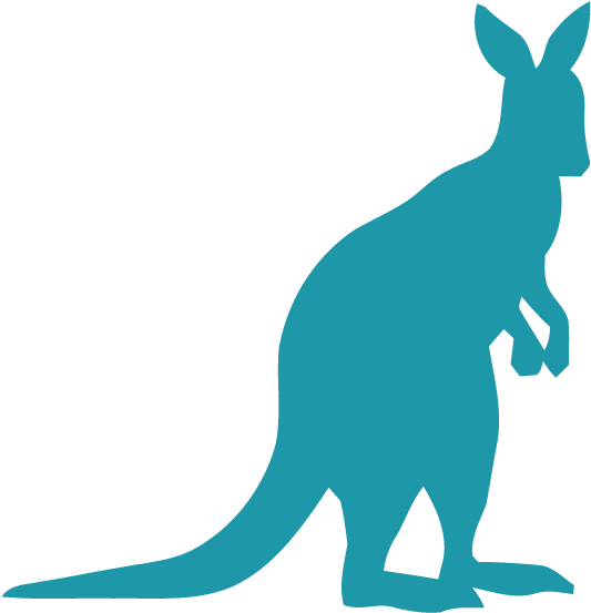 Australia Day Emblem - Transparent Kangaroo (600x600), Png Download