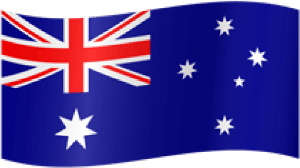 Australia Flag Clipart Waving - Flag Of Australia (640x480), Png Download