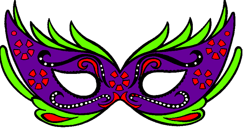 Mascara Em Png - Mascara De Carnaval Png (804x431), Png Download