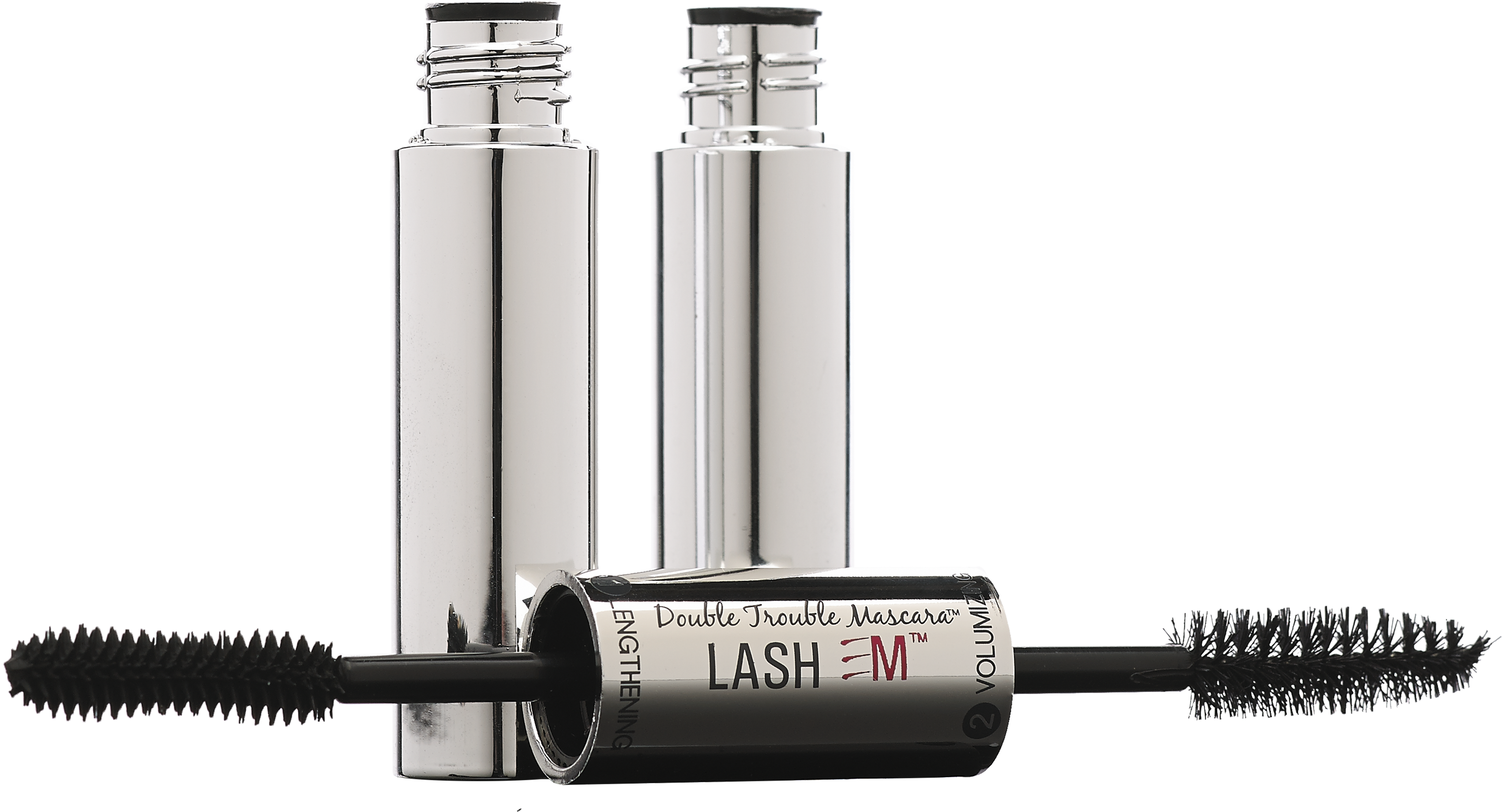 Double Trouble Volumizing & Lengthening Mascara Open - Double Trouble Mascara Volumizing & Lengthening (4200x3300), Png Download