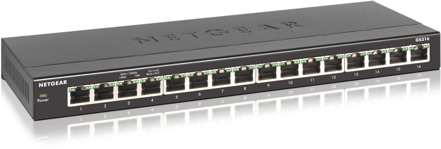 Product Images - Netgear Switch Gs316 (960x611), Png Download