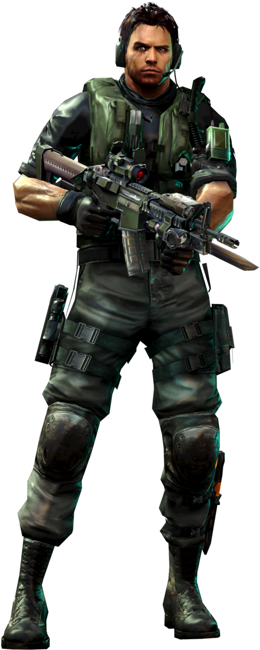 Which Resident Evil Protagonist Do You Like More, Chris - Chris Redfield Revelations Costume (900x1325), Png Download
