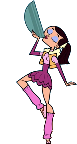 Josee Drinking - Total Drama Josee Png (357x598), Png Download