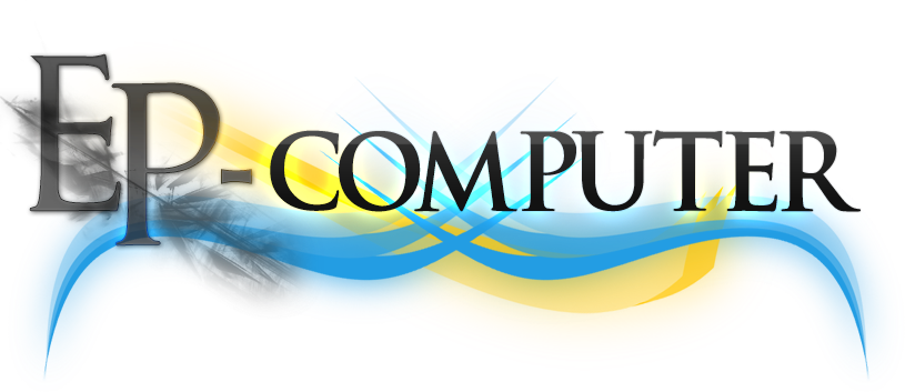 Ep Computer Logo - Graphic Design (815x353), Png Download