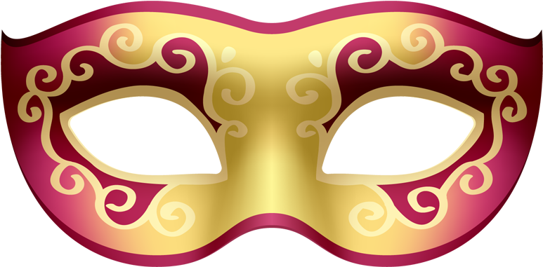 Mascara Desenho Png - Carnival Mask Vector (800x402), Png Download