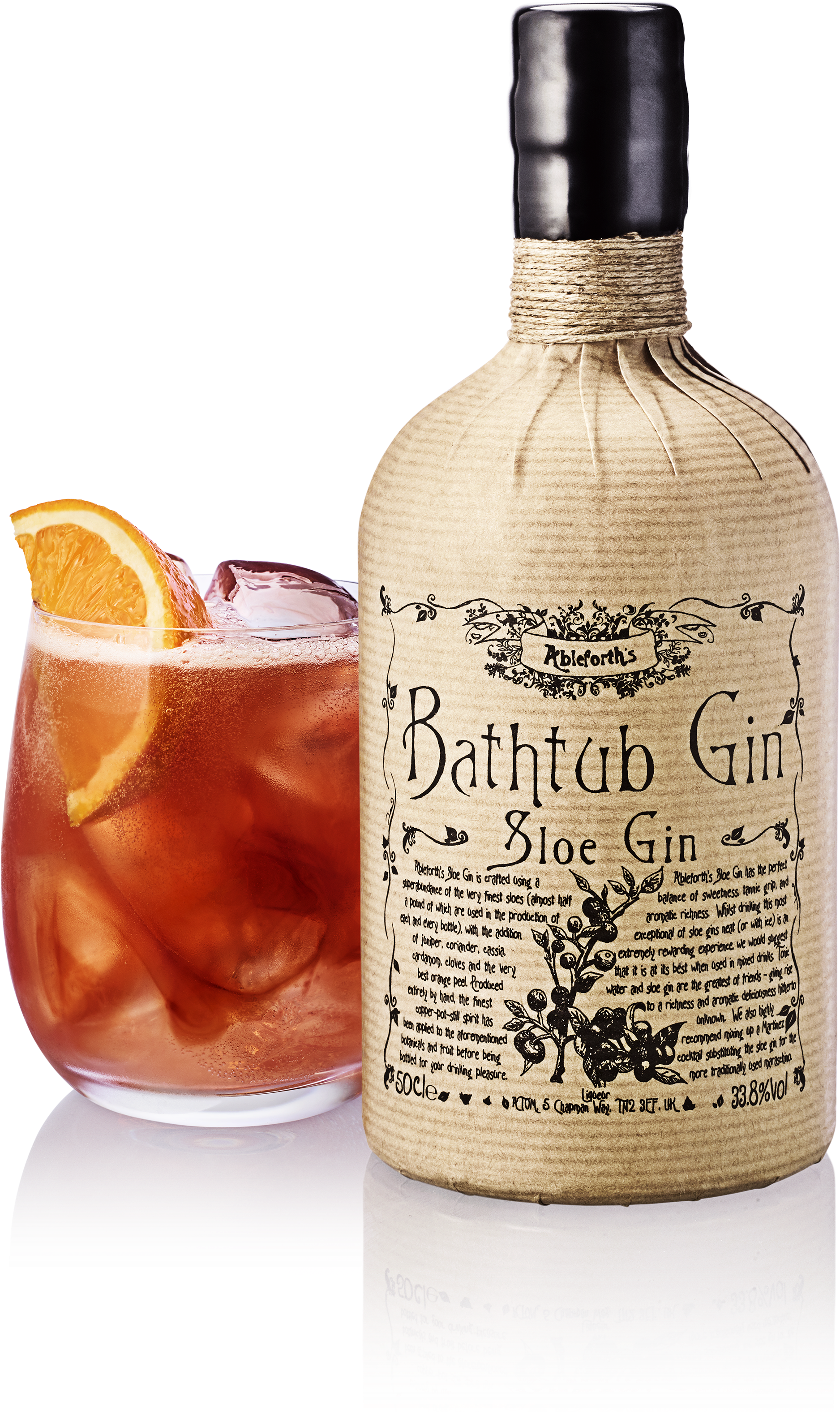 Bathtub Gin Sloe Gin & Sling - Bathtub Gin - Sloe Sloe Gin (3366x4492), Png Download