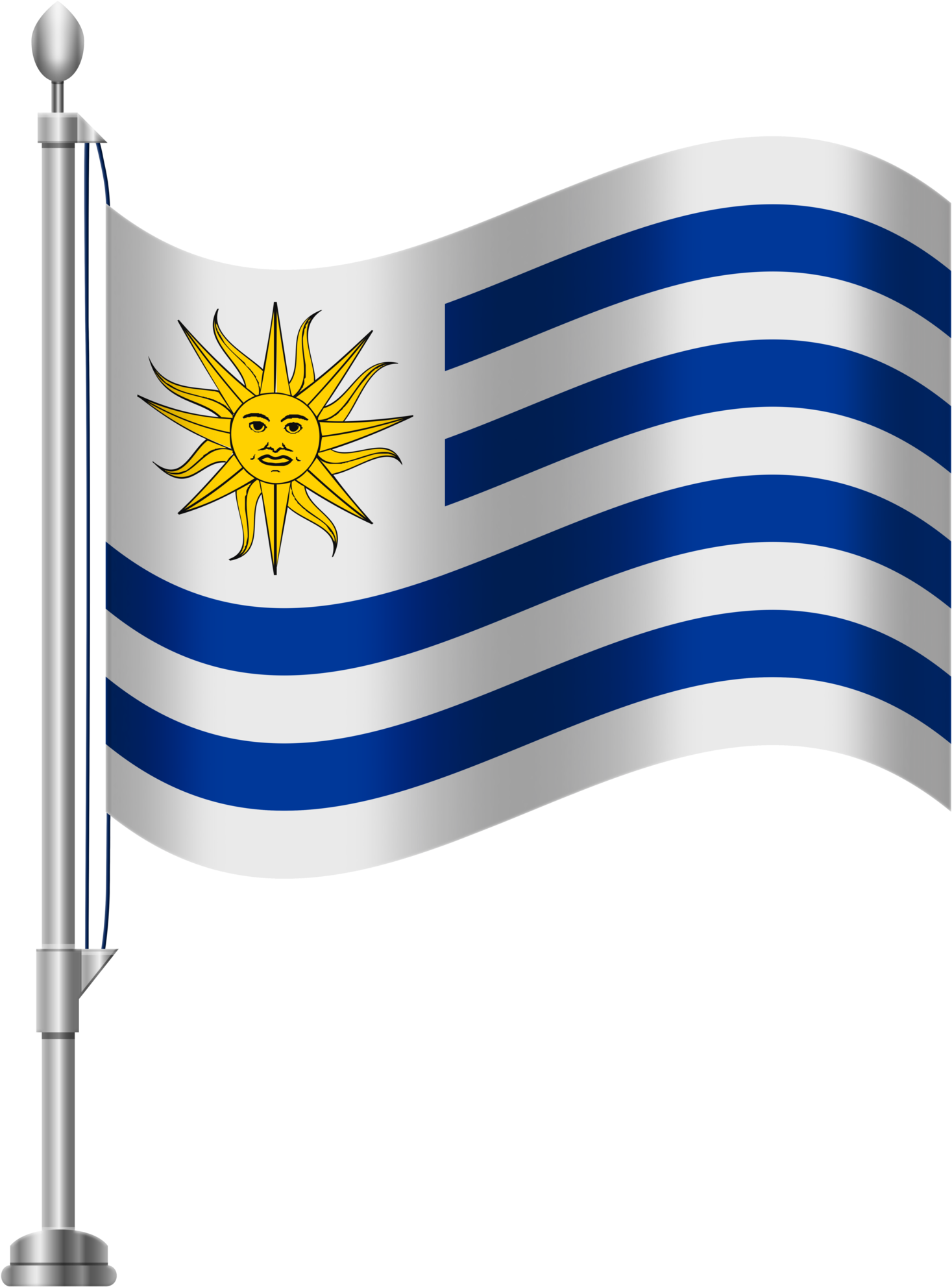 Free Png Uruguay Flag Png Images Transparent - Congo Flag Transparent Background (480x626), Png Download