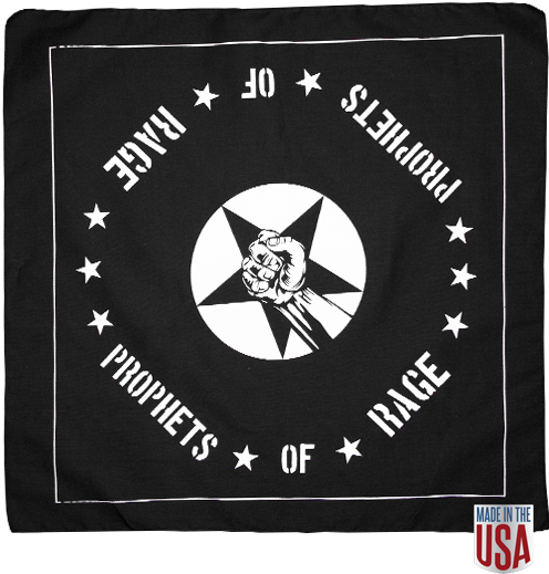 Star/fist Black Usa Made Bandana - Stoners Live And Stoners (500x682), Png Download